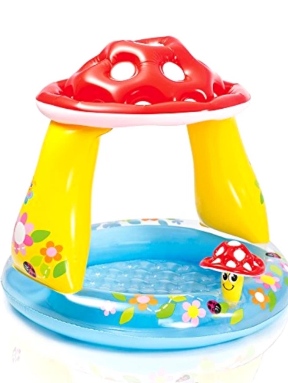 INTEX Inflatable Mushroom Baby Pool 40" X 35" Ages 1 - 3